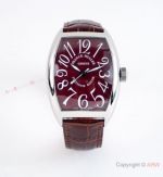 Replica Franck Muller Platinum Rotor Red Dial Automatic Watches Gift